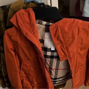 Burberry Jacket and long sleeve for kids size 6-8 yrs okd